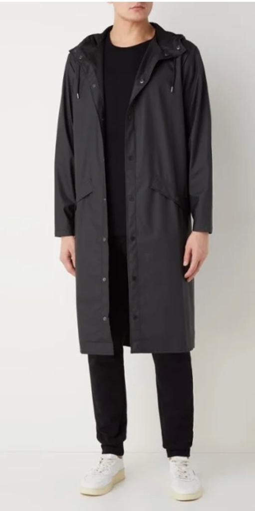 RAINS dames regenjas zwart mt L/XL, Caravans en Kamperen, Regenkleding, Verzenden, Gebruikt, Regenjas, Dames