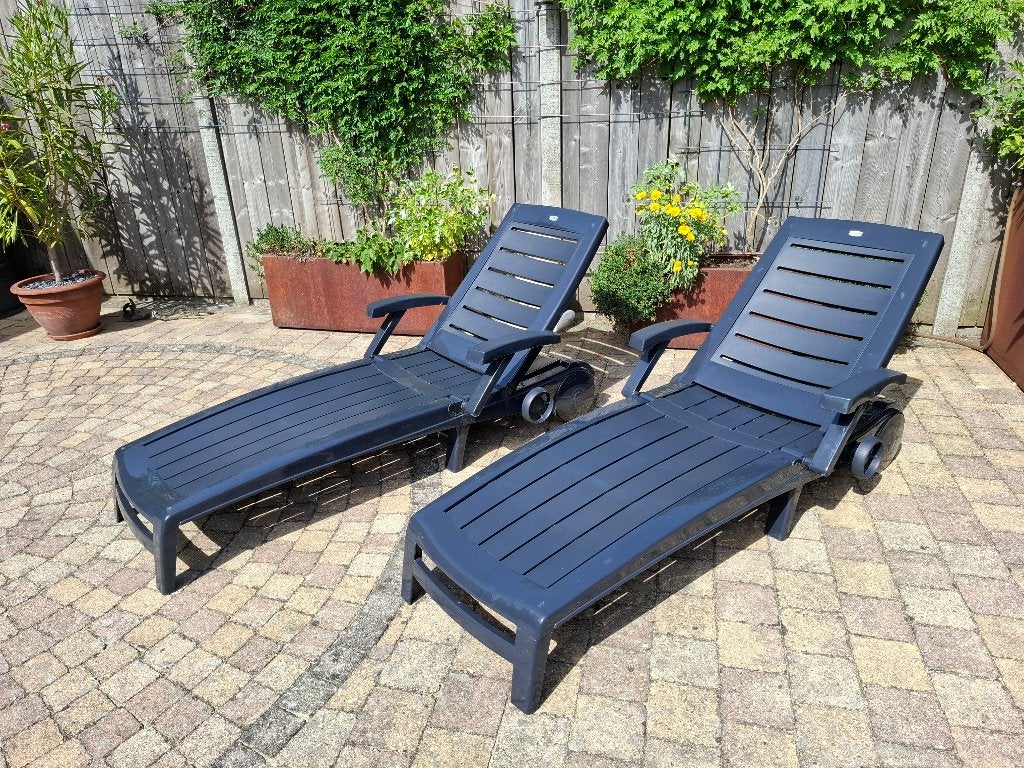 tuinmeubels, Tuin en Terras, Tuinsets en Loungesets, Ophalen, Zo goed als nieuw, Kunststof
