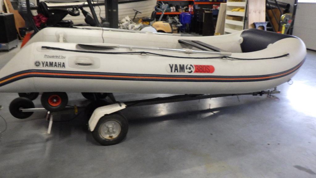yam 380s met trailer en motor complete set, Watersport en Boten, Aluminium, Gebruikt, Yam, Ophalen of Verzenden