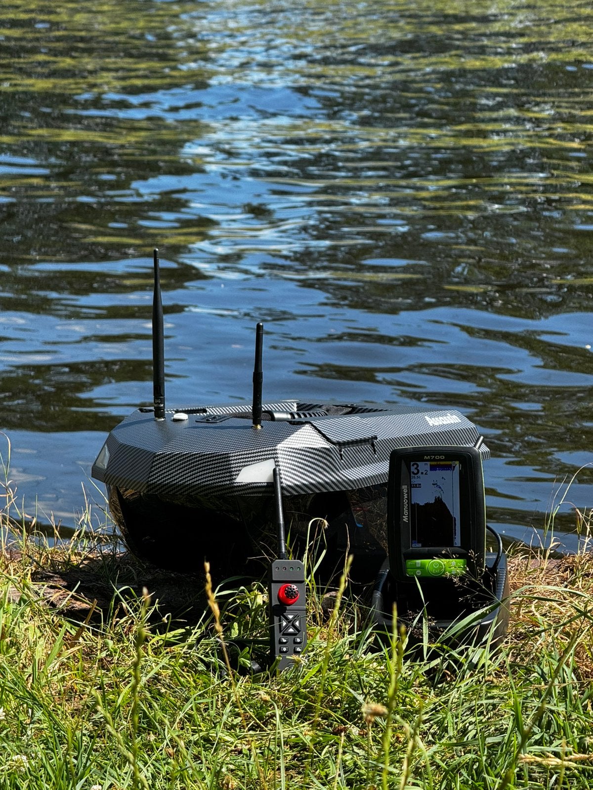 Manuowell Assassin 2.0 voerboot met fishfinder – 500m bereik, Ophalen of Verzenden, Nieuw, Overige typen