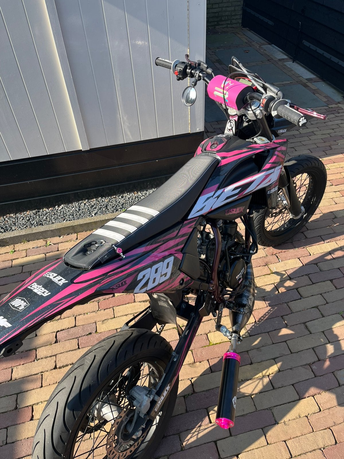 Roze beta rr 50 track, Ophalen, 6 versnellingen, Gebruikt