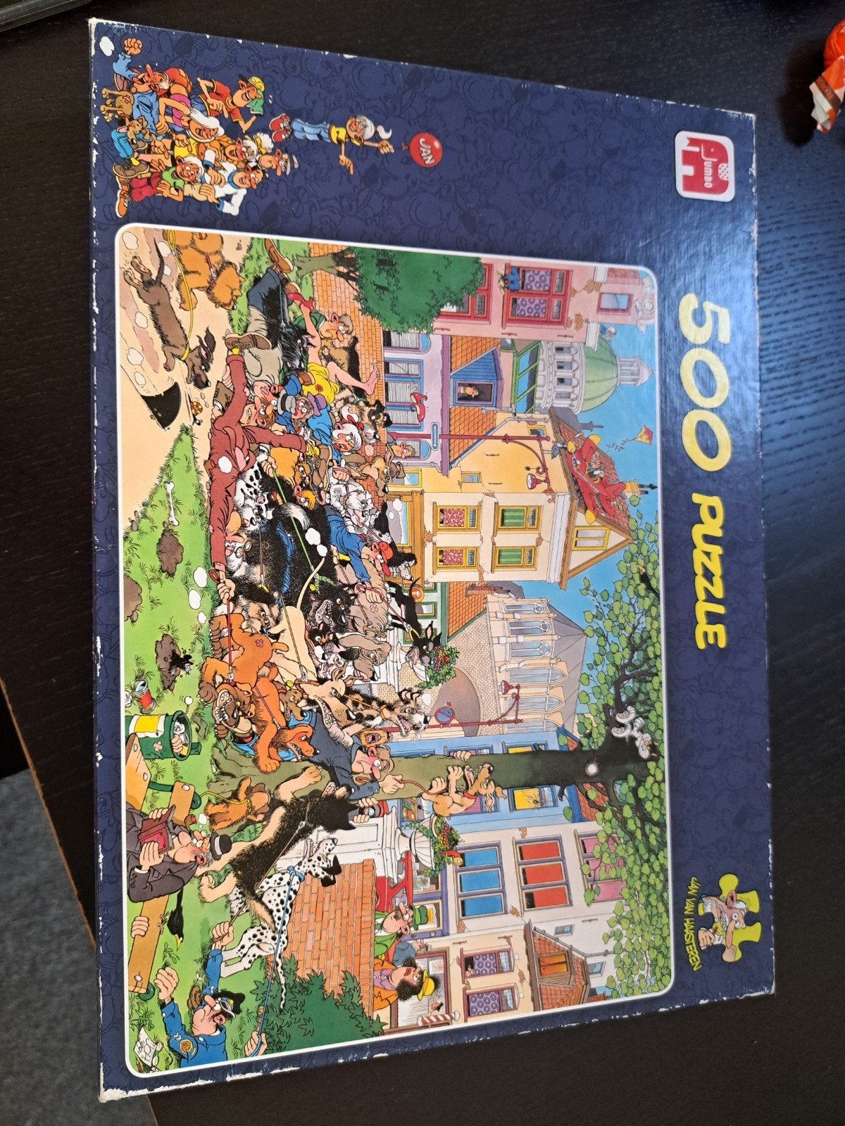 Jan van Haasteren puzzel "Vang de kat" - 500 stukjes, Ophalen, 500 t/m 1500 stukjes, Gebruikt, Legpuzzel