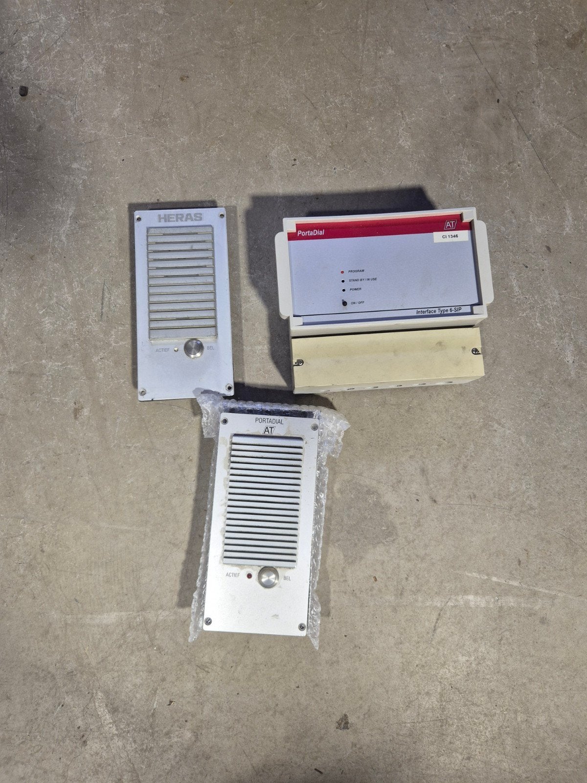intercom diverse soorten. urmet portadail advitronics