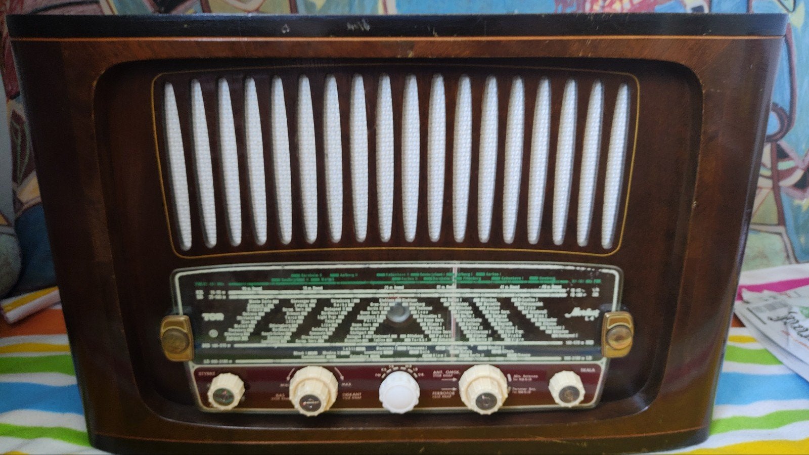 Deense radio Tor Merkur L4AM-FM, Antiek en Kunst, Ophalen
