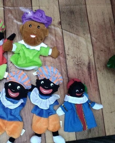 pieten handpoppen - Sinterklaas, Ophalen of Verzenden, Gebruikt, Overige typen