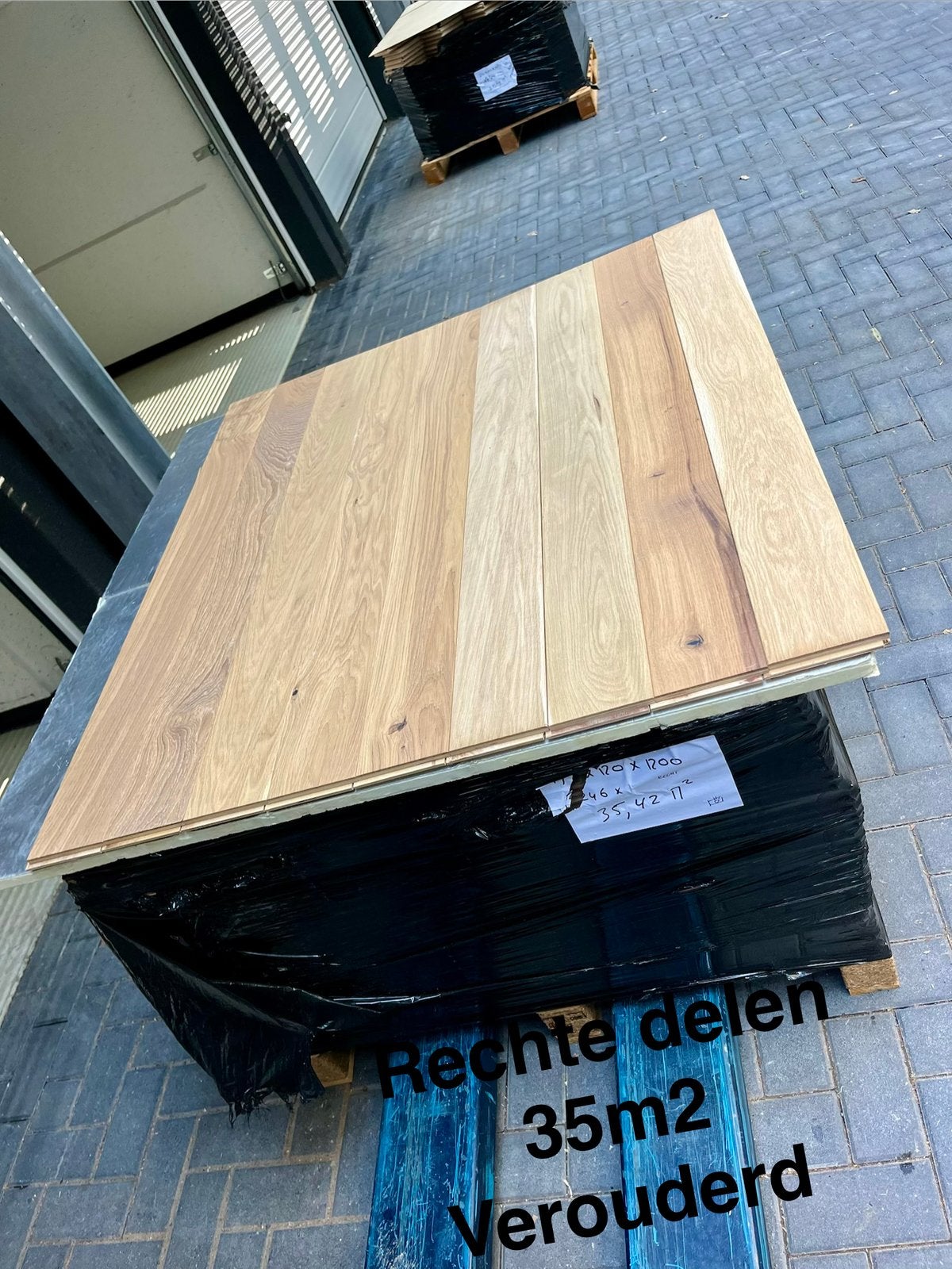 Eiken vloer, Ophalen of Verzenden, Zo goed als nieuw, 10 m² of meer, 10 tot 30 cm