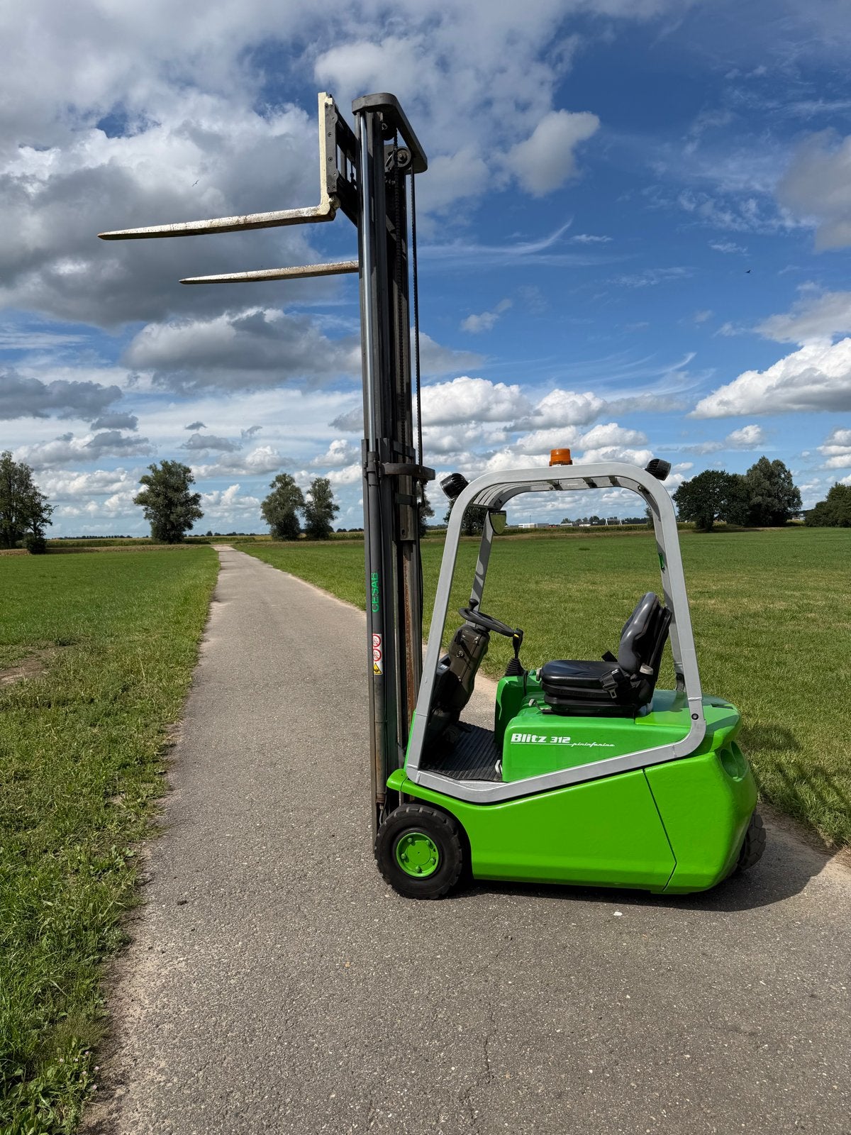 Zeer nette elektrische heftruck 1,5 ton met sideshift, 1000 tot 2000 kg, Ophalen of Verzenden, Elektrisch, Heftruck