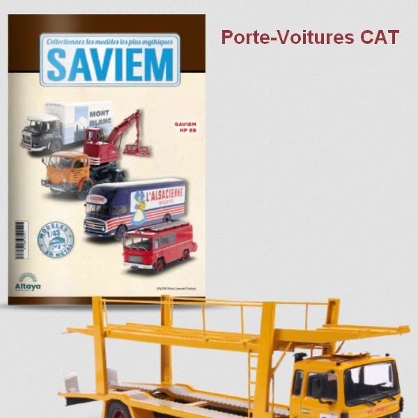 Saviem HF 26 '78 Autotransporter 1/43 serie Saviem ALTAYA 18, Verzenden, Nieuw, Bus of Vrachtwagen, Overige merken
