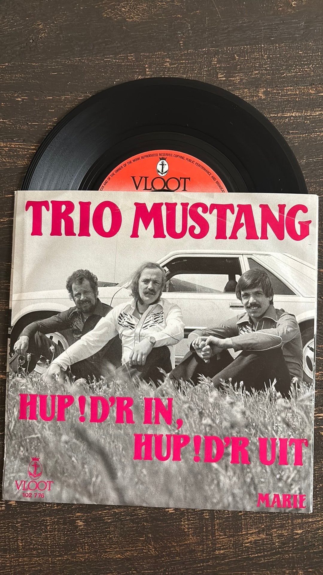 Trio Mustang - Hup! D’r in, Hup! D’r uit, Ophalen of Verzenden, Zo goed als nieuw, Nederlandstalig
