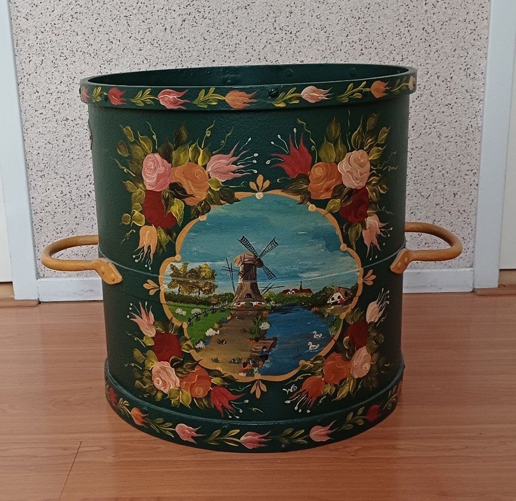 Beschilderde halfmuds vat - Hektoliter, Ophalen