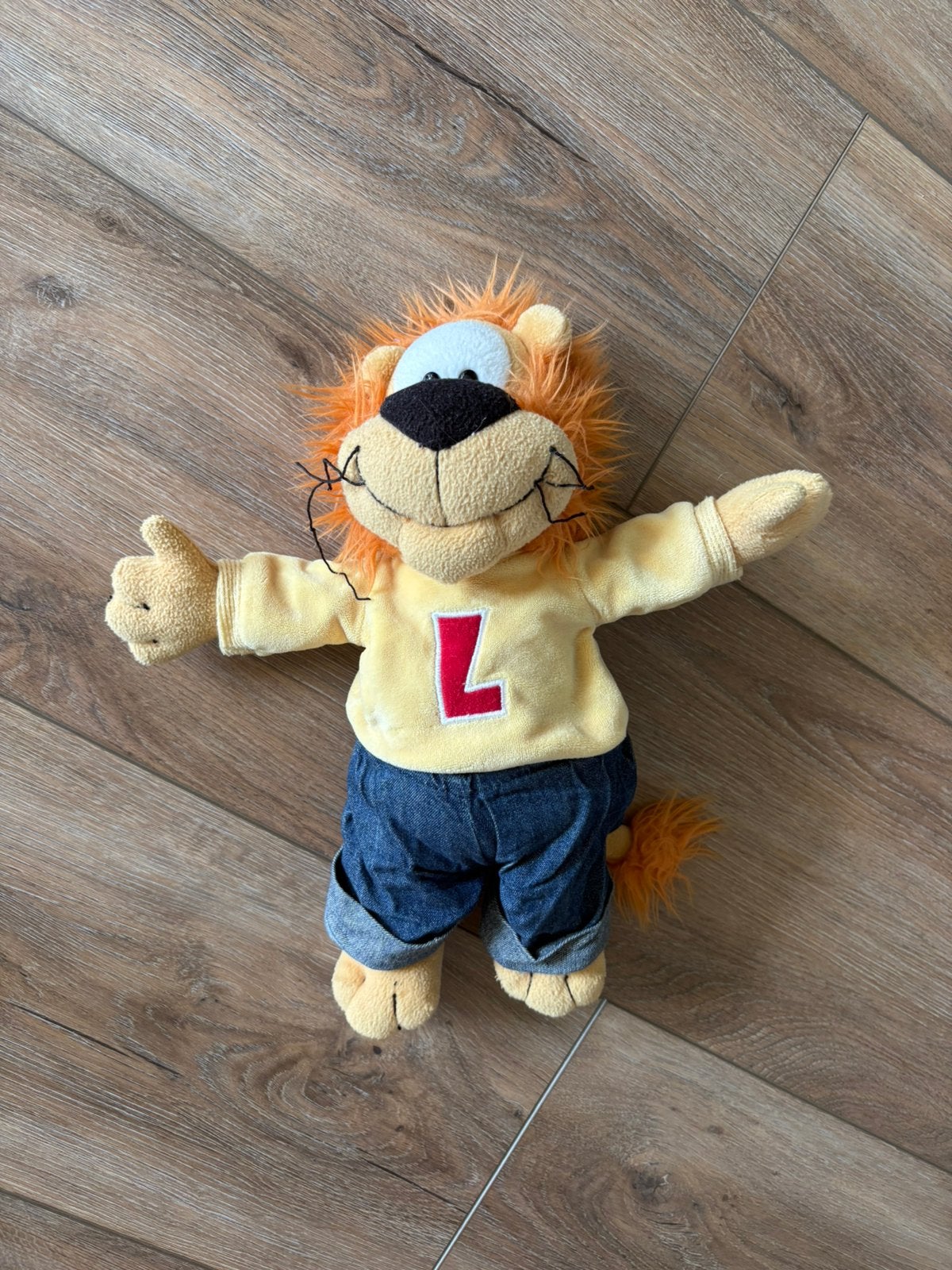Loekie de leeuw knuffel, Gebruikt, Ophalen of Verzenden, Middelgroot (20 tot 80 cm), Leeuw