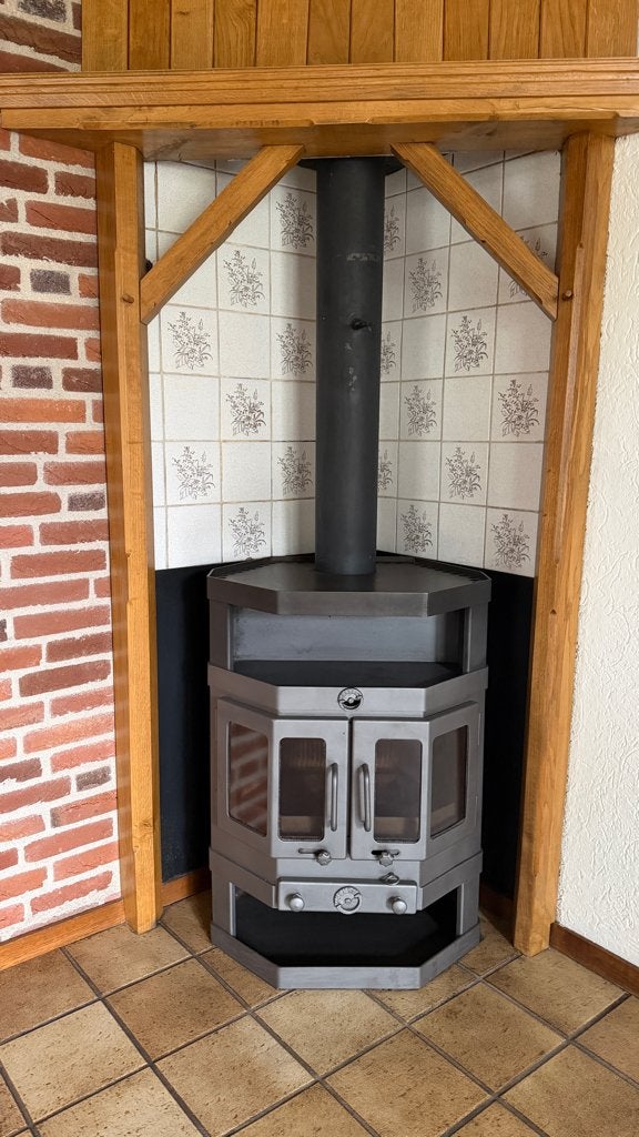 Houtkachel  merk. BARBAS, Huis en Inrichting, Kachels, Ophalen, Gebruikt, Houtkachel, Vrijstaand