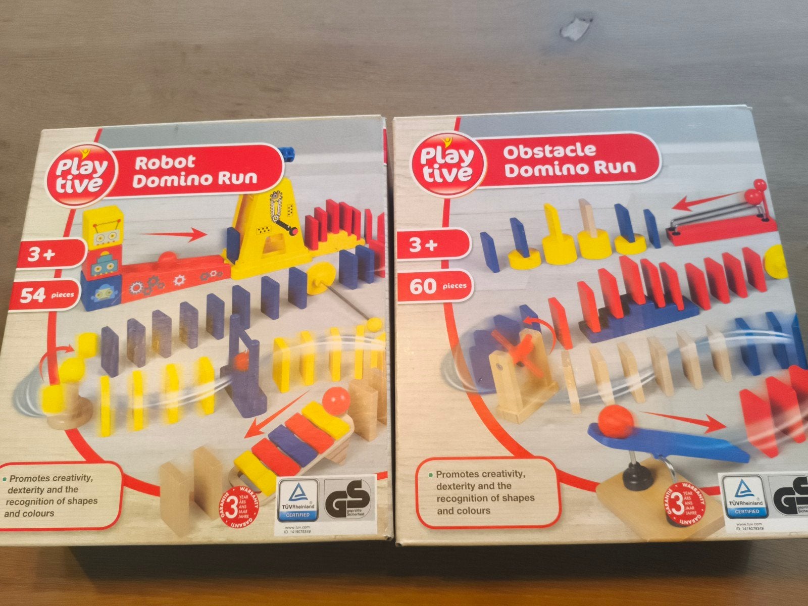Playtive Domino Run: Obstacle & Robot Set (2 stuks), Ophalen, Zo goed als nieuw, Jongen of Meisje