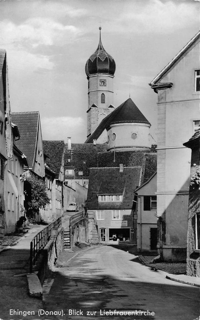 703-292-011 Ehingen (Donau) Blick zur Liebfrauenkirche, Ophalen of Verzenden, Voor 1920, Duitsland