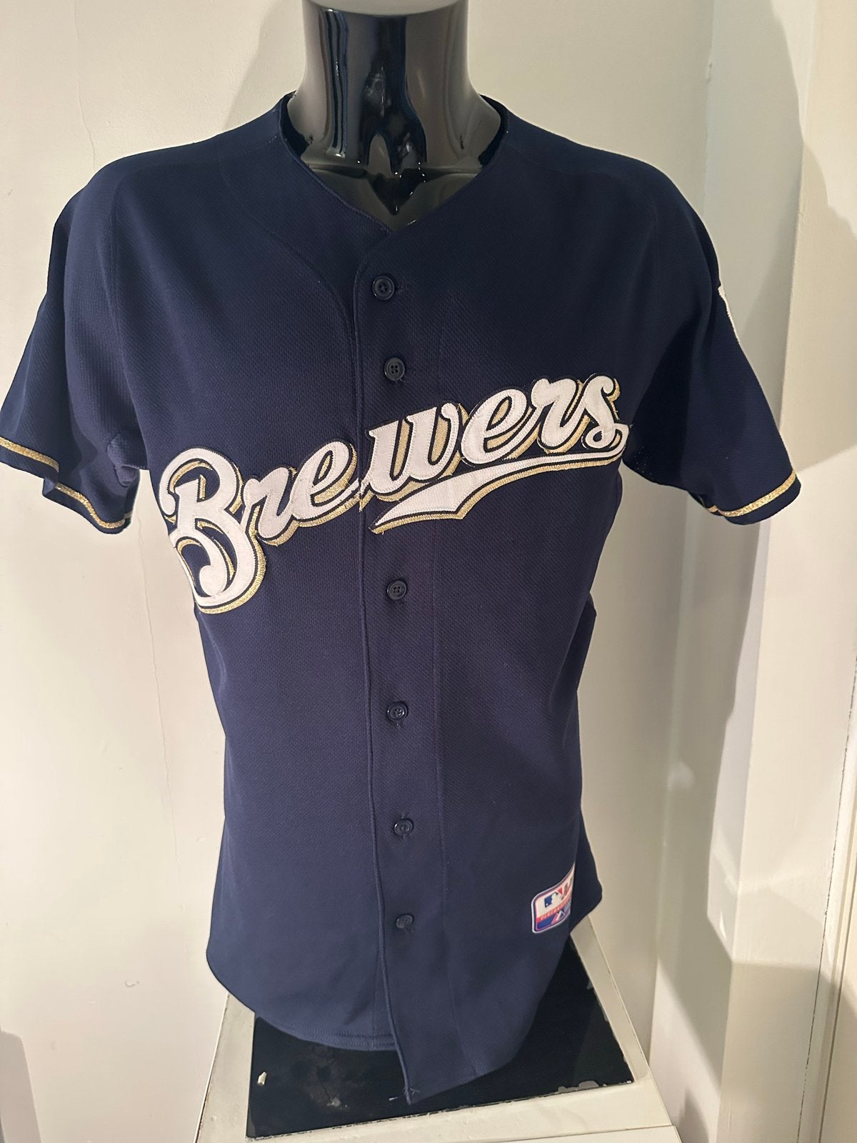 Milwaukee Brewers MLB Honkbal Shirt - Maat M, Ophalen of Verzenden, Zo goed als nieuw, Algemeen, Maat 48/50 (M)