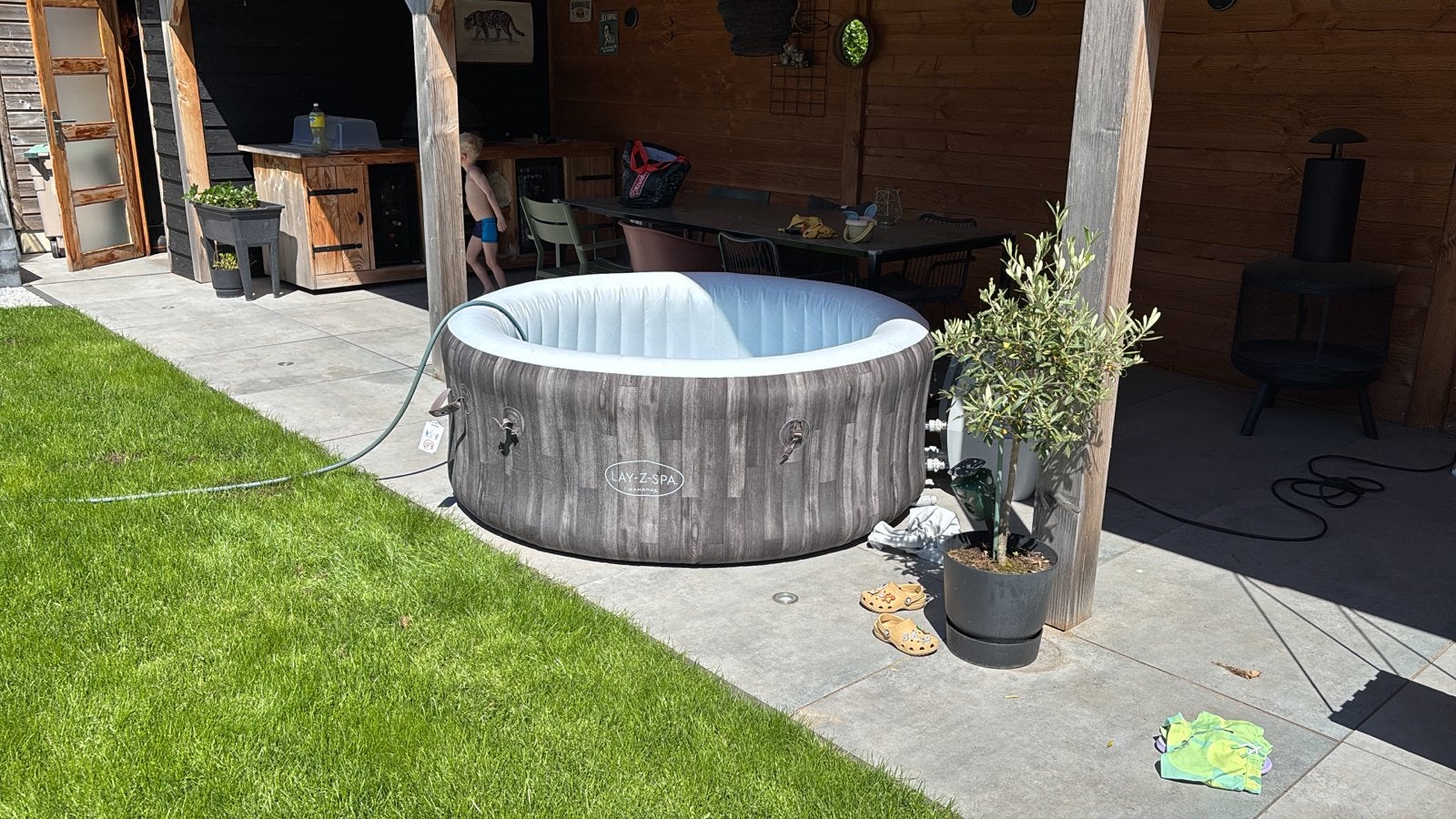 Lay-Z-Spa opblaasbare jacuzzi - Lek in buitenring, Ophalen, Minder dan 80 cm, Opblaaszwembad, Rond