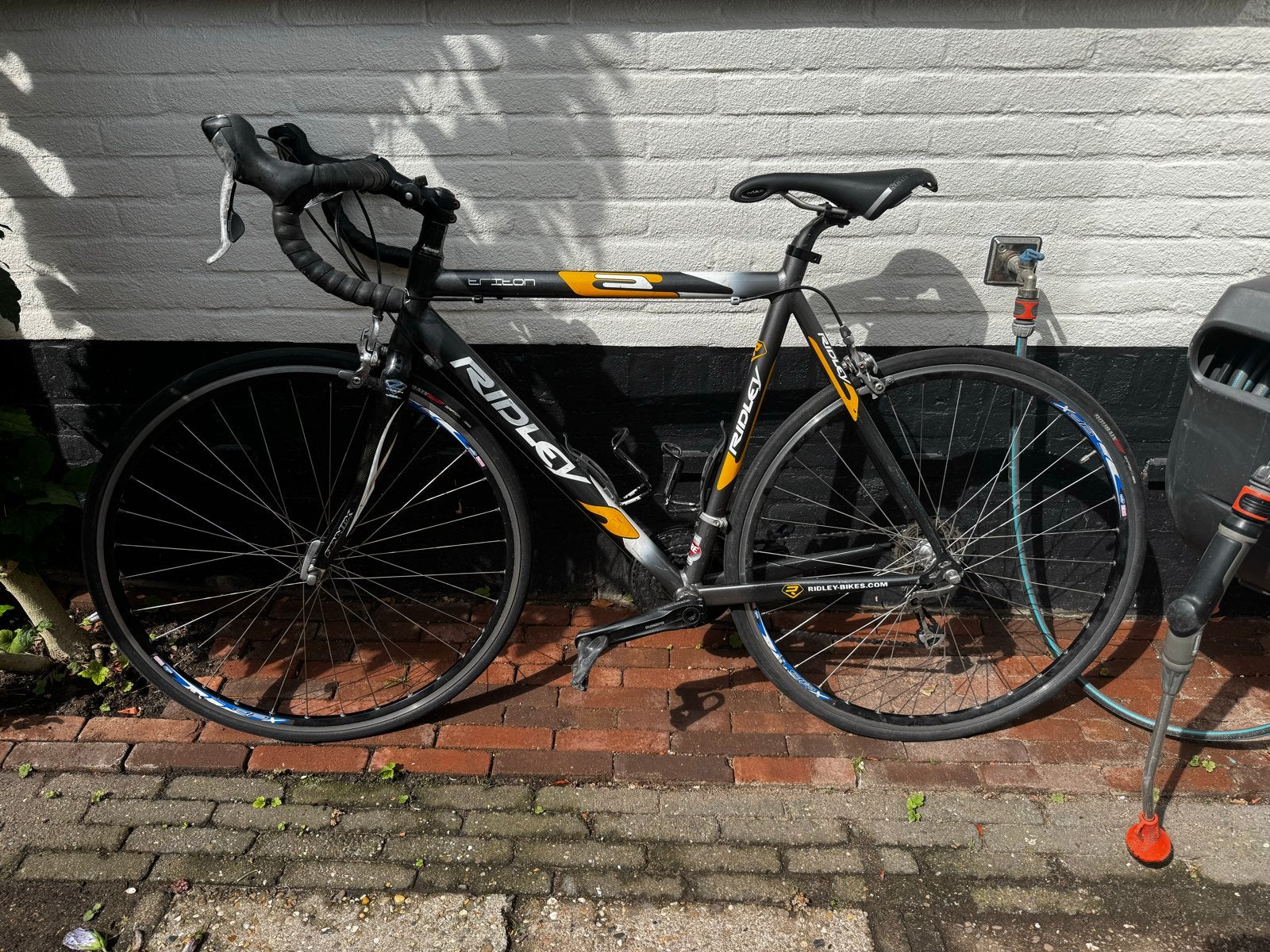 Ridley racefiets  - Gebruikt maar goed rijdend, Fietsen en Brommers, Fietsen | Racefietsen, Gebruikt, Velgrem, Aluminium, 49 tot 53 cm