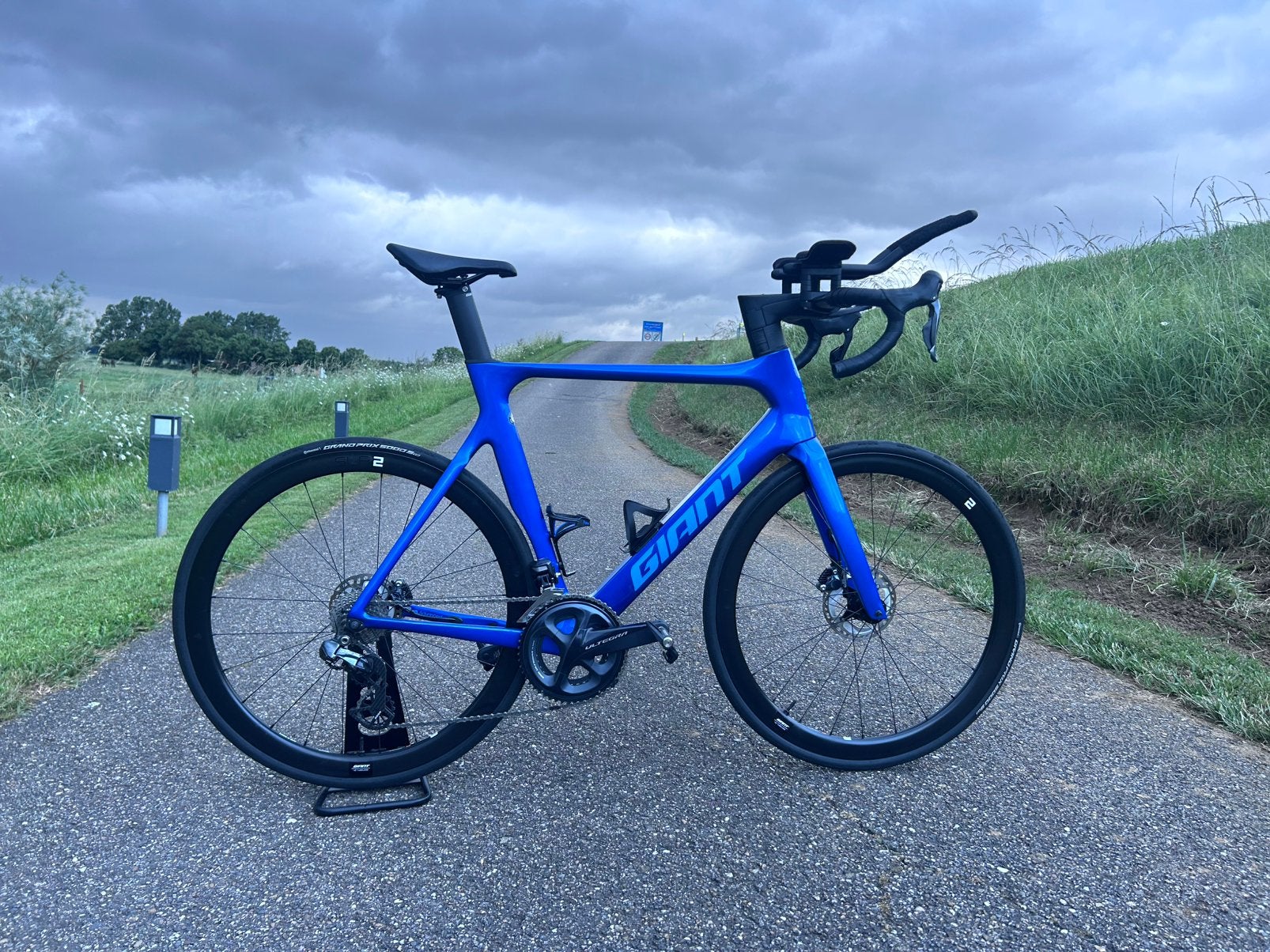Giant propel advanced 2, ultegra DI2, Ophalen, Giant, Zo goed als nieuw, 57 tot 61 cm