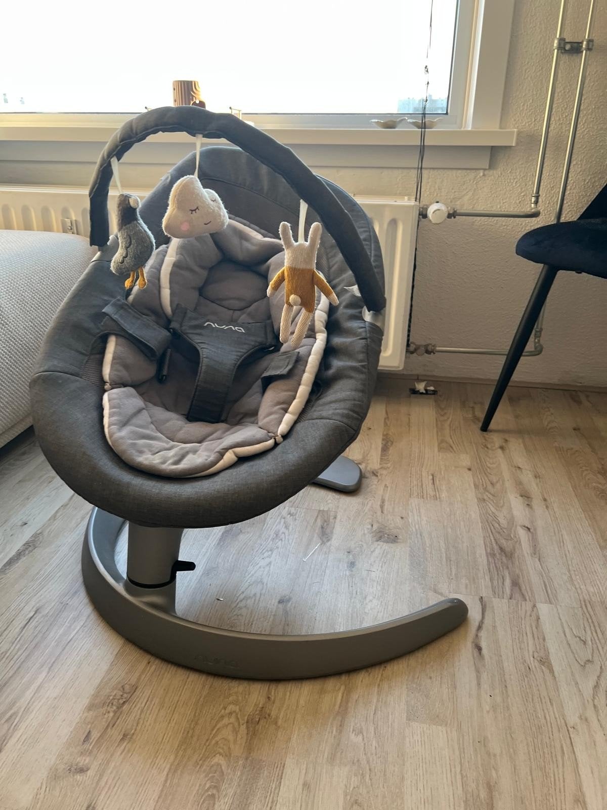 Nuna leaf wipstoel met speelboog, Ophalen of Verzenden, Zo goed als nieuw