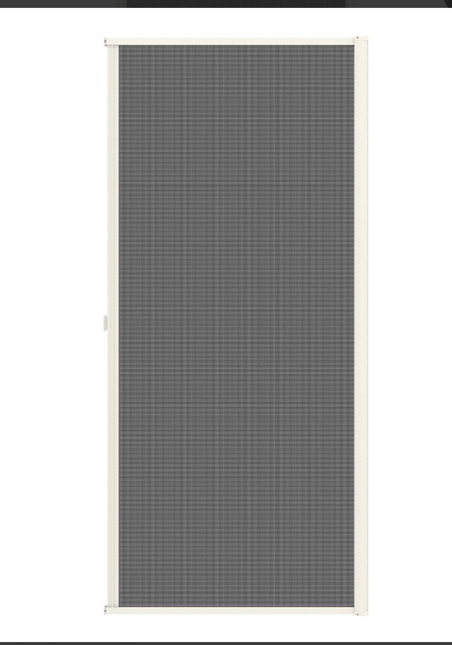 Rolhordeur Basic 105x215 cm wit, Doe-het-zelf en Verbouw, Deuren en Horren, 215 cm of meer, Hordeur, Nieuw, Ophalen