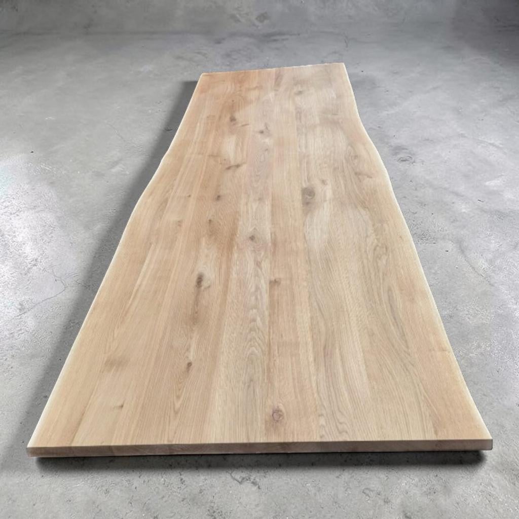 LEEG VERKOOP!! Massief Eiken Tafelblad - Nieuwstaat, Huis en Inrichting, Tafelonderdelen, Modern, Landelijk, Robuust, Eikenhout