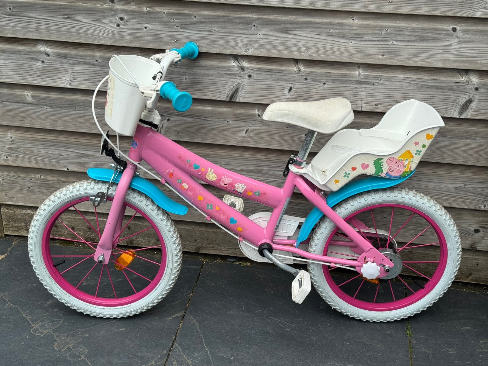 Peppa Pig fiets 16 inch, Ophalen, Gebruikt, 16 tot 20 inch