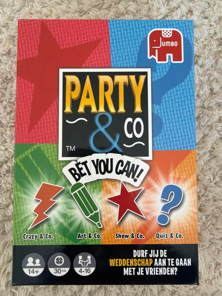 HELEMAAL NIEUW. Party & Co Bet You Can - 4-16 spelers, Vijf spelers of meer, Ophalen of Verzenden, Nieuw