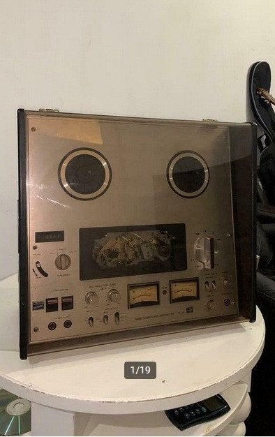 SONY TC378 bandrecorder, Ophalen, Bandrecorder, Met stofkap