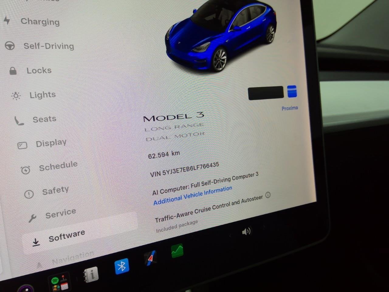 Foto 3 van Tesla Model 3 Long-Range AWD 351pk 75 kWh 88.9% SoH [ WIT LE