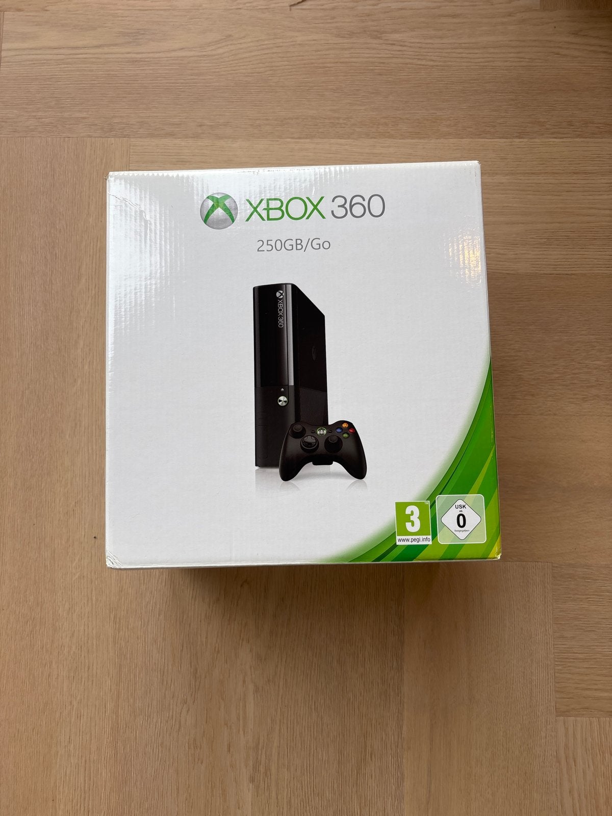 Xbox 360 250GB/Go met controller, 360 S, Ophalen of Verzenden, Zo goed als nieuw, Met 1 controller