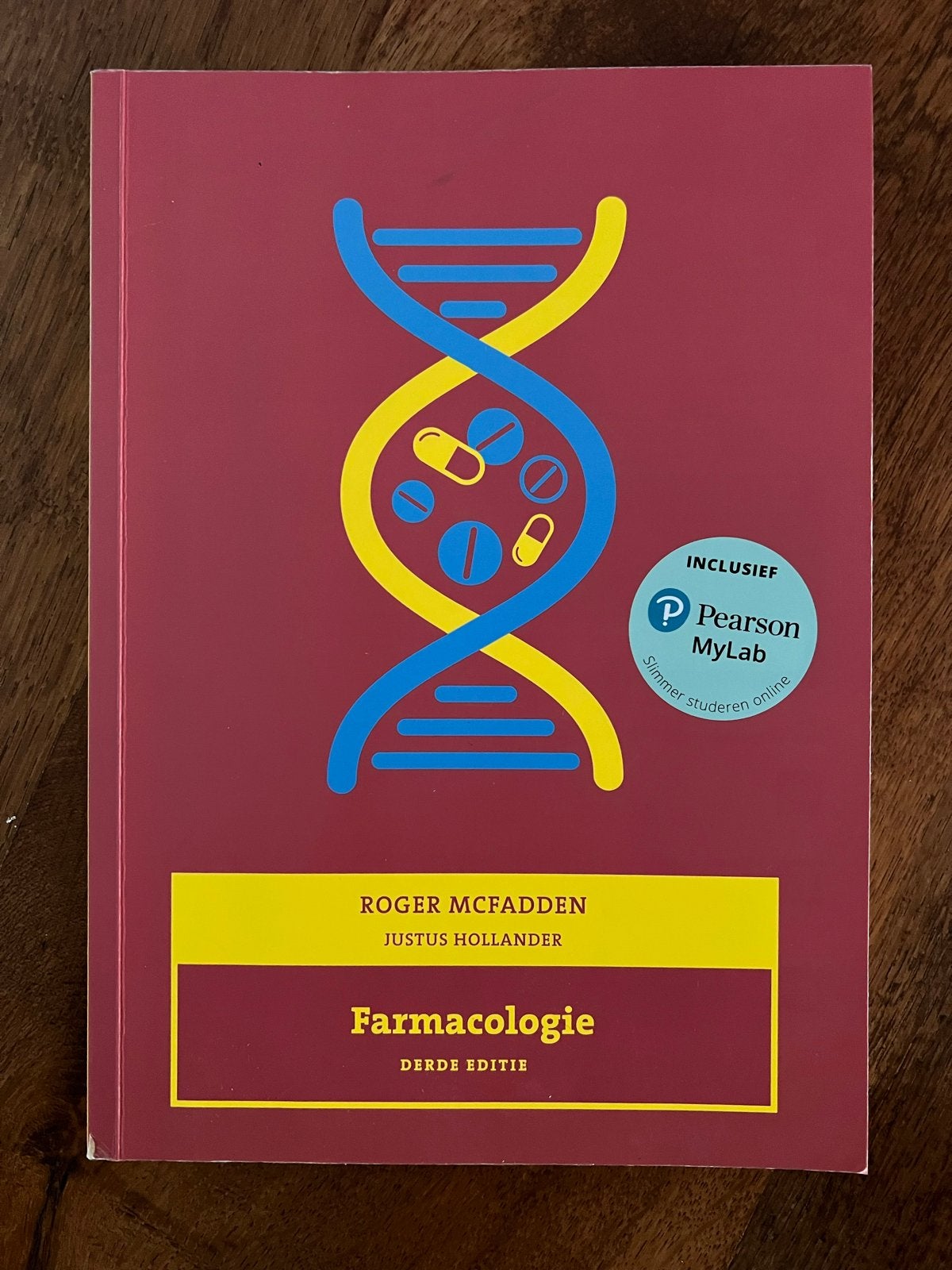 Farmacologie - Roger McFadden (Derde Editie), Ophalen of Verzenden, Beta, Zo goed als nieuw, HBO