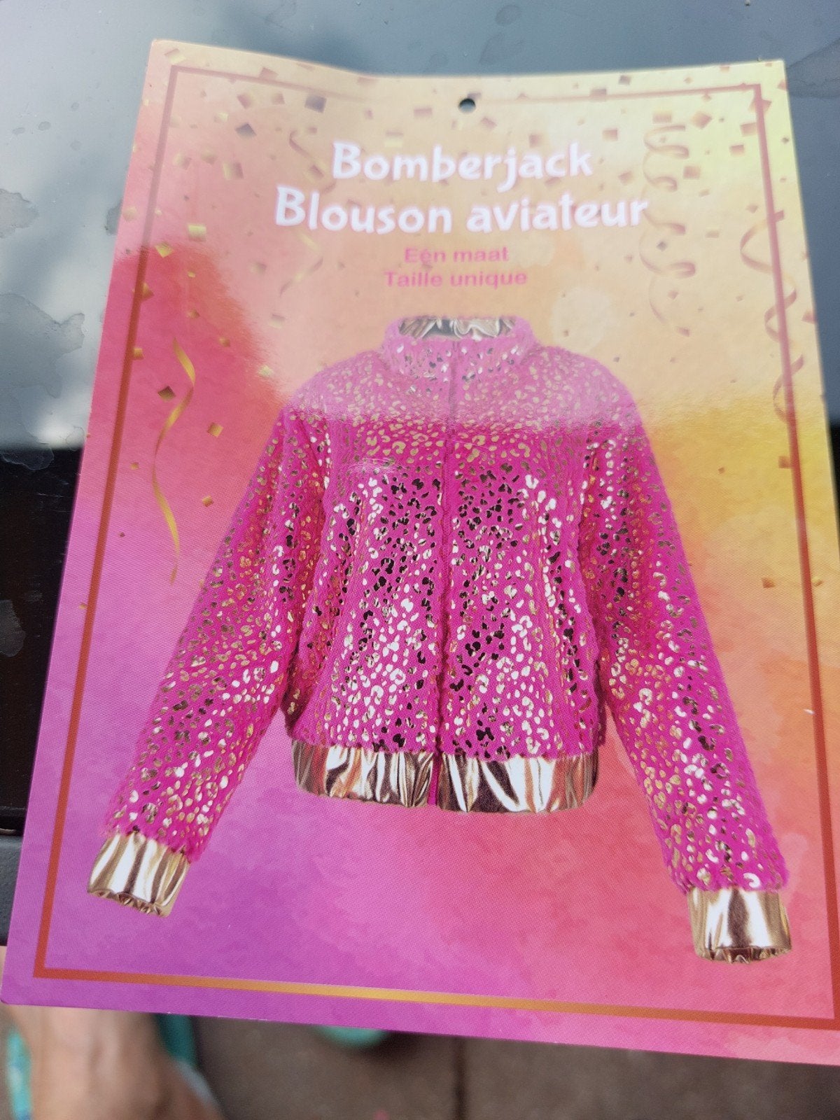 Te koop Gevraagd dit Bomberjack.Van Kruidvat.  Carnaval, Kleding | Dames, Carnavalskleding en Feestkleding, Ophalen of Verzenden