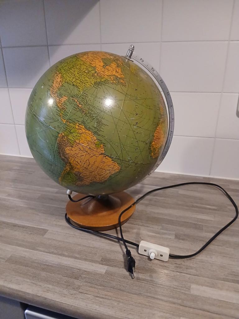 Vintage Räth wereldbol /globe 1986, Ophalen of Verzenden, Gebruikt