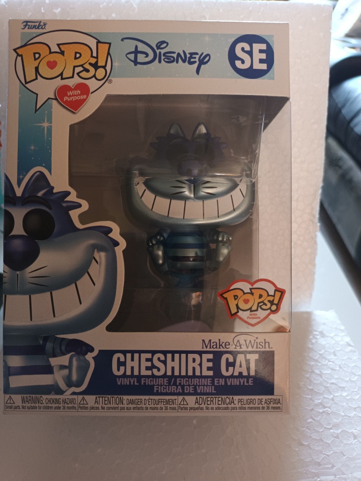 Funko Pop! Disney Cheshire Cat Make-A-Wish SE, Ophalen of Verzenden, Zo goed als nieuw
