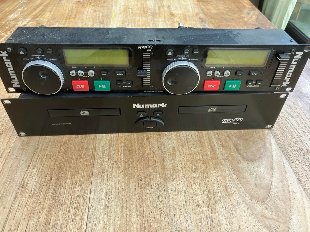 Numark cdn 22 mk4 Dubbele CD Speler met Pitch -, Muziek en Instrumenten, Ophalen, Gebruikt, Dj-set, Numark