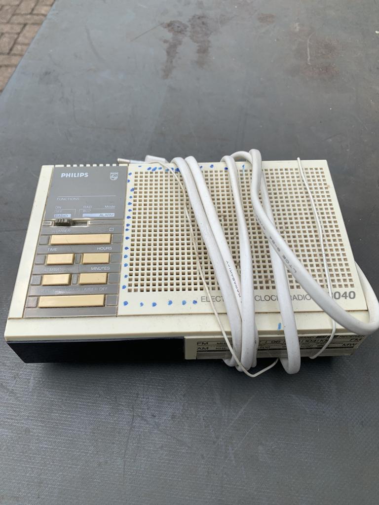 Philips wekkerradio., Witgoed en Apparatuur, Wekkers, Ophalen of Verzenden, Gebruikt, Digitaal