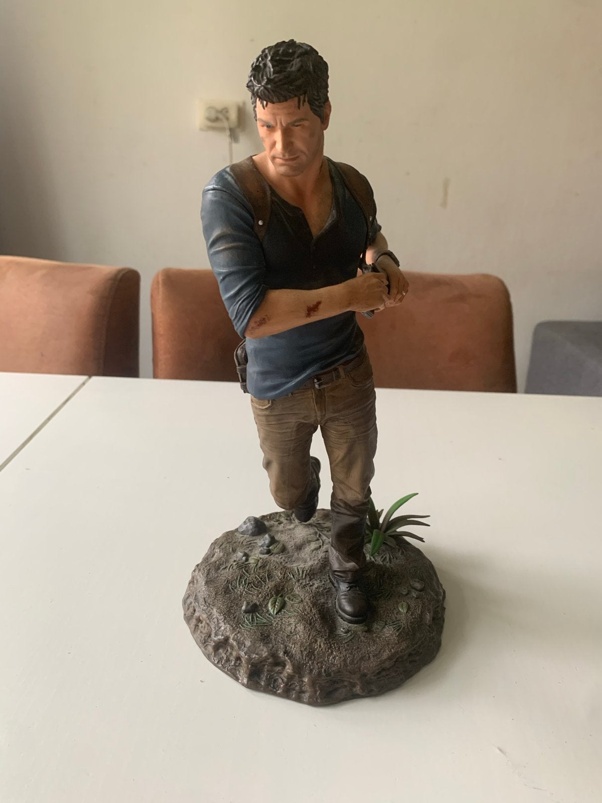 Uncharted 4: A Thief's End Nathan Drake beeldje, Ophalen of Verzenden, Zo goed als nieuw, Overige typen