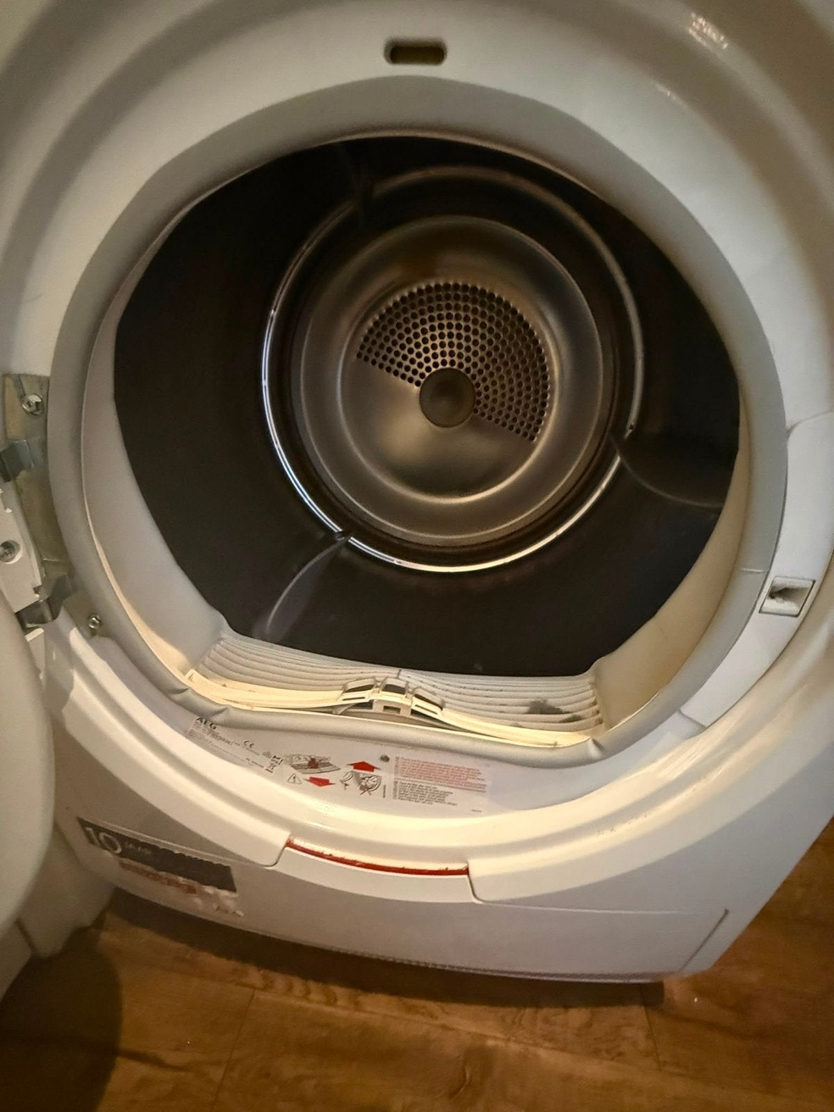 AEG condensdroger en Bosch warmtepompdroger - met lichte man, Ophalen, Gebruikt, Voorlader, Condens