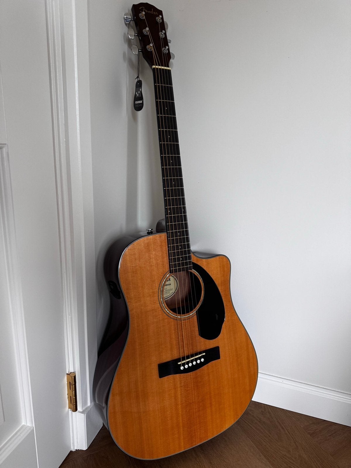 Fender CD-60SCE Dreadnought akoestische gitaar met element, Muziek en Instrumenten, Snaarinstrumenten | Gitaren | Akoestisch, Ophalen