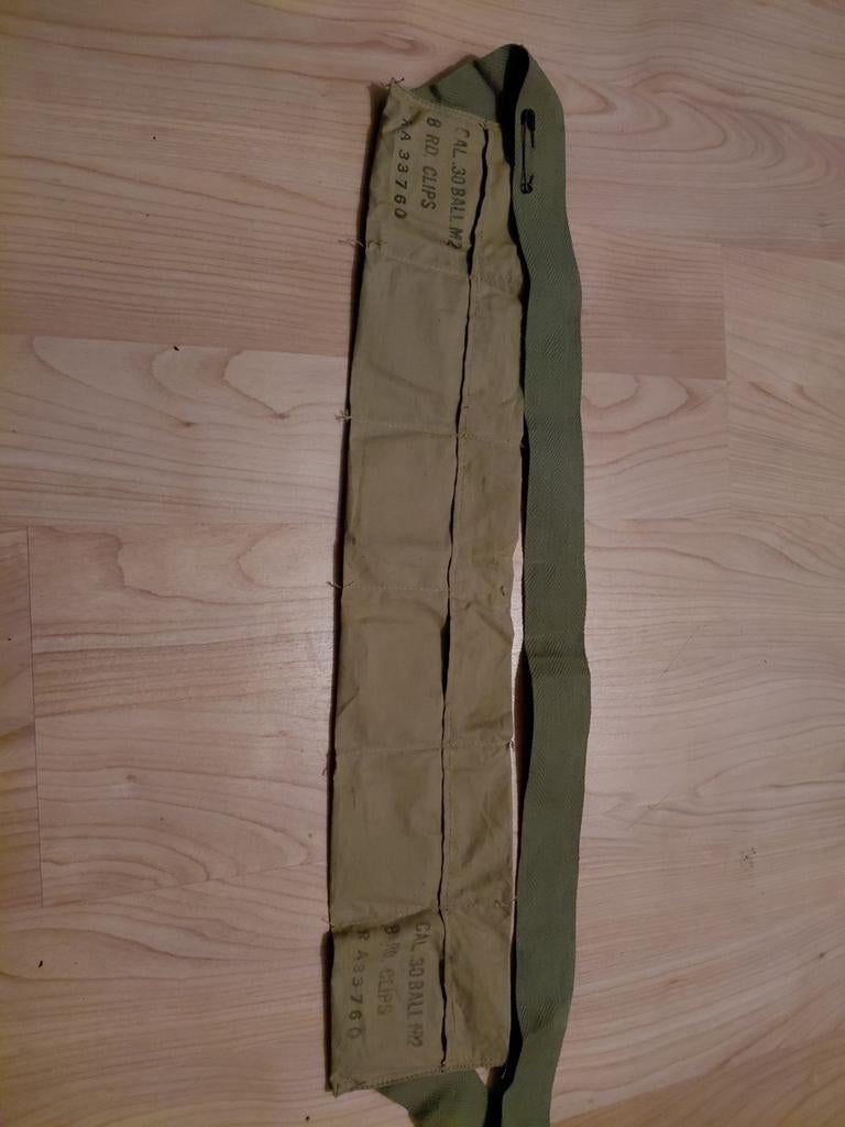 WW2 US munitie bandelier, Verzamelen, Ophalen of Verzenden, Amerika