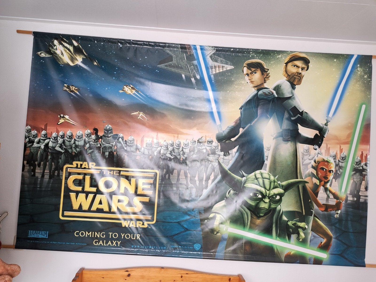 Star Wars The Clone Wars Reclame Wanddoek (2008), Ophalen