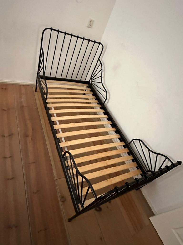 Peuter meegroeibed, 70 tot 85 cm, Ophalen of Verzenden, Zo goed als nieuw, Matras