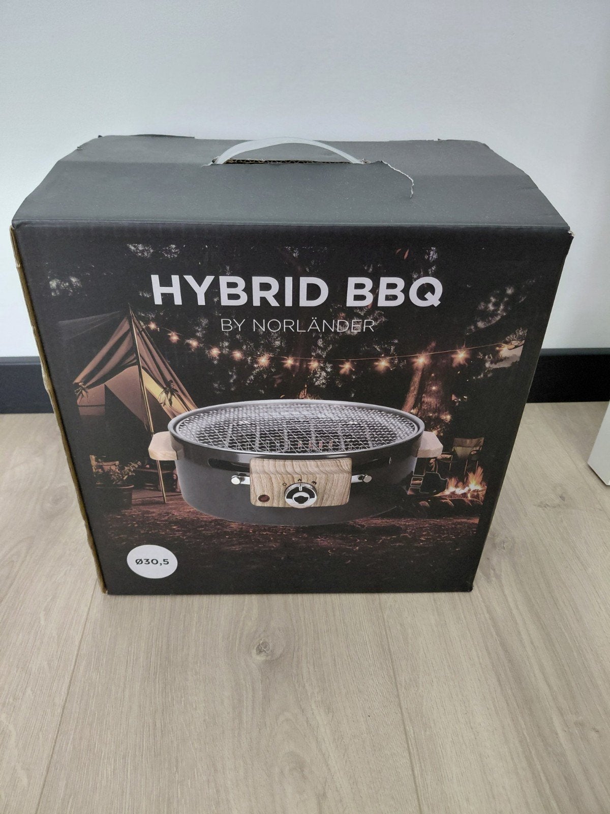Norländer hybride bbq, Ophalen, Nieuw, Norländer, Met accessoires