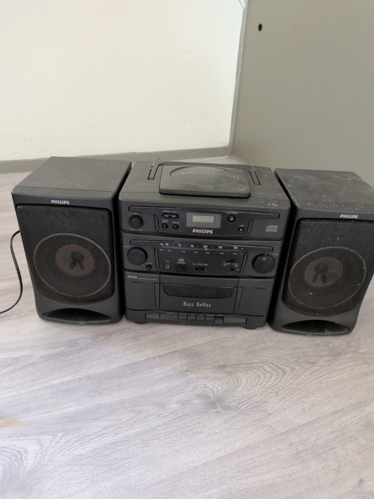 Philips Radio Cassette CD Speler - All-in-one Muzieksysteem, Ophalen, Gebruikt, Cassettedeck, Philips