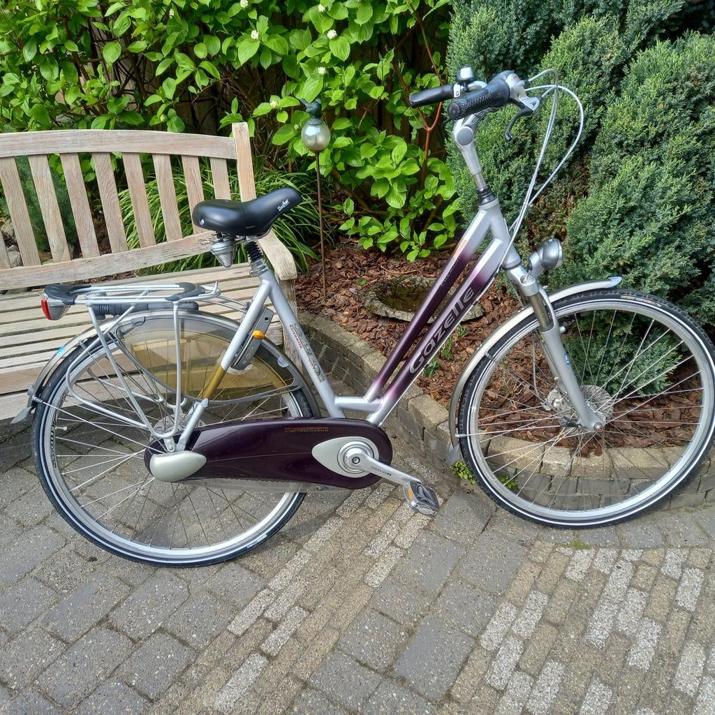 Zgan Gazelle " Chamonix ", Ophalen, 53 tot 56 cm, Versnellingen, Zo goed als nieuw