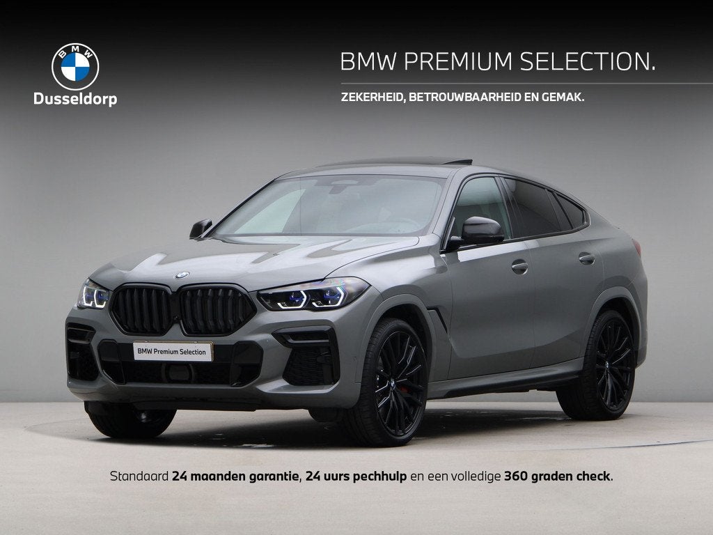 BMW X6 M50i High Executive (bj 2022, automaat), Auto's, BMW, Gebruikt, 4395 cc, Bedrijf, Vierwielaandrijving