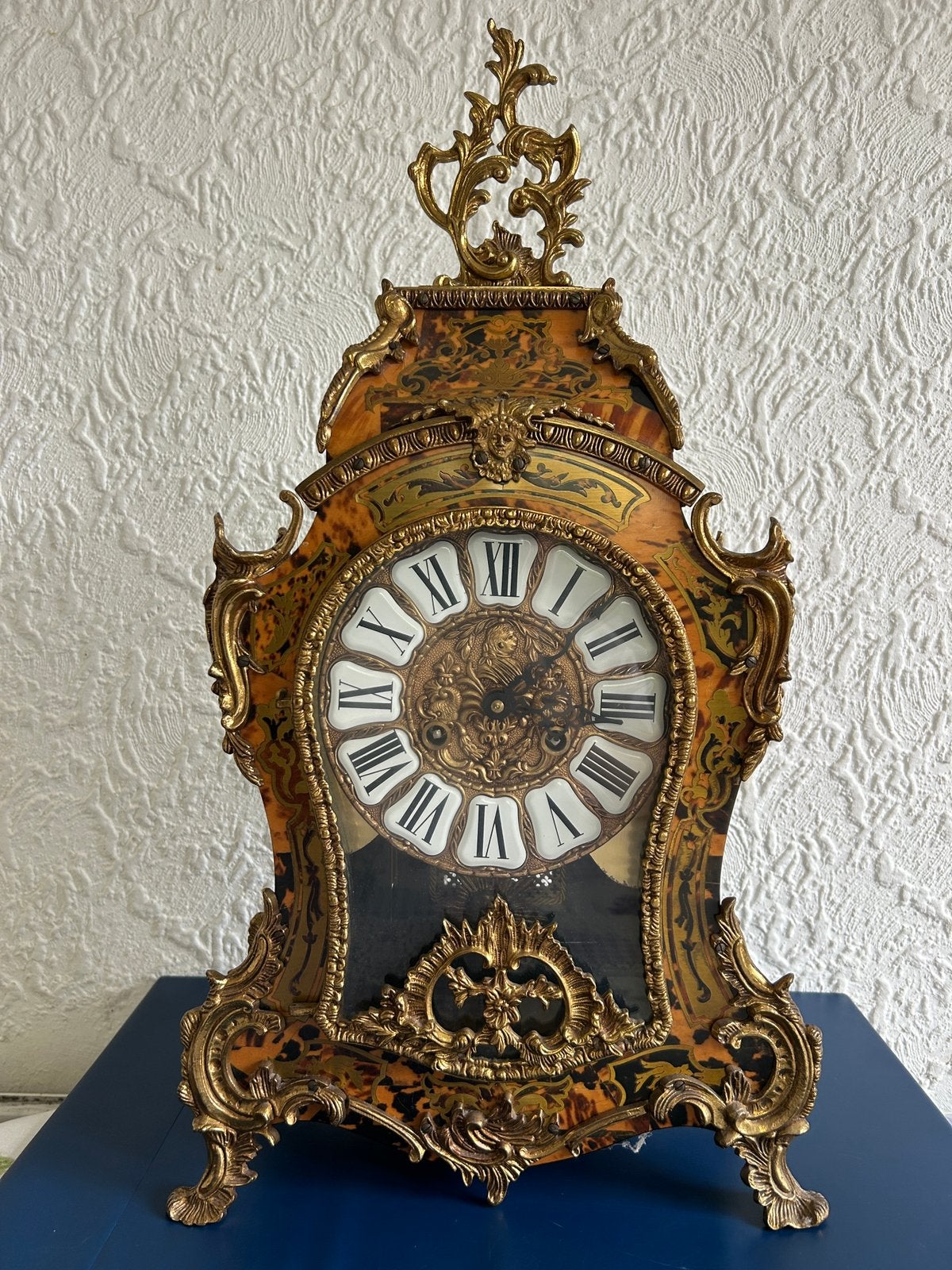 Boulle Klok, Ophalen, Zo goed als nieuw, Analoog, Tafelklok