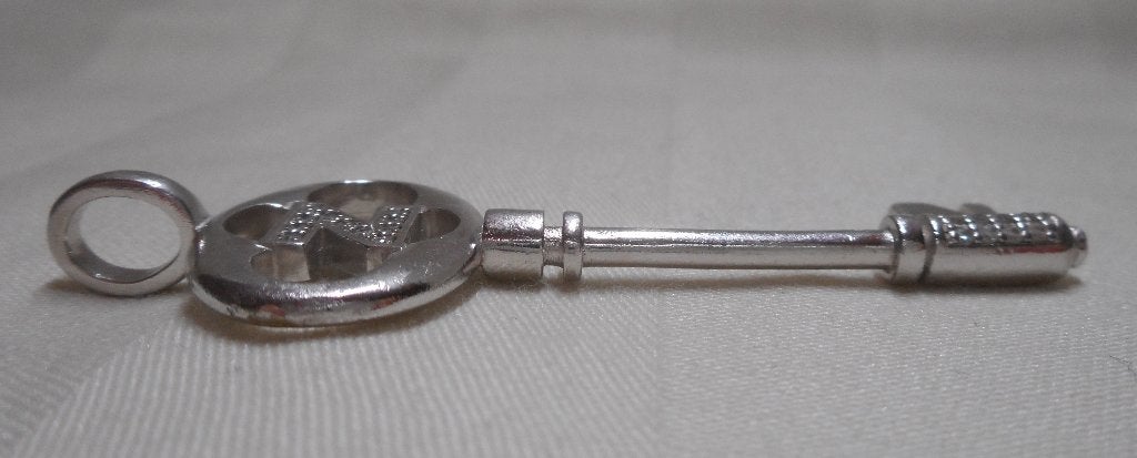 Zilveren Zinzi hanger sleutel nr.1004, Verzenden, Zo goed als nieuw, Zilver, Zilver