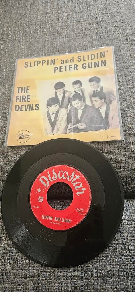 Indo Rock-The Fire Devils-sippin'and slidin' uit Den Haag, Cd's en Dvd's, Vinyl Singles, Ophalen of Verzenden, Gebruikt, Pop