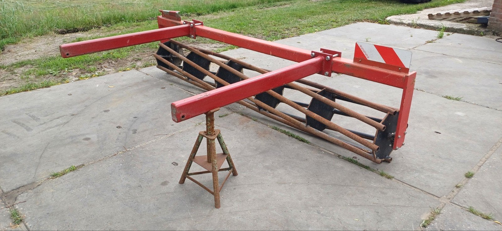 Evers buizenrol cultivator, Ophalen, Grondbewerking